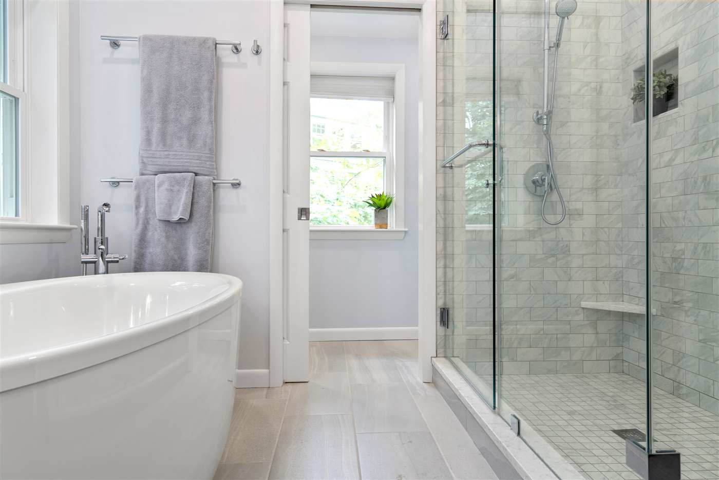 bathroom remodel in Natick, MA by Masters Touch Design Build