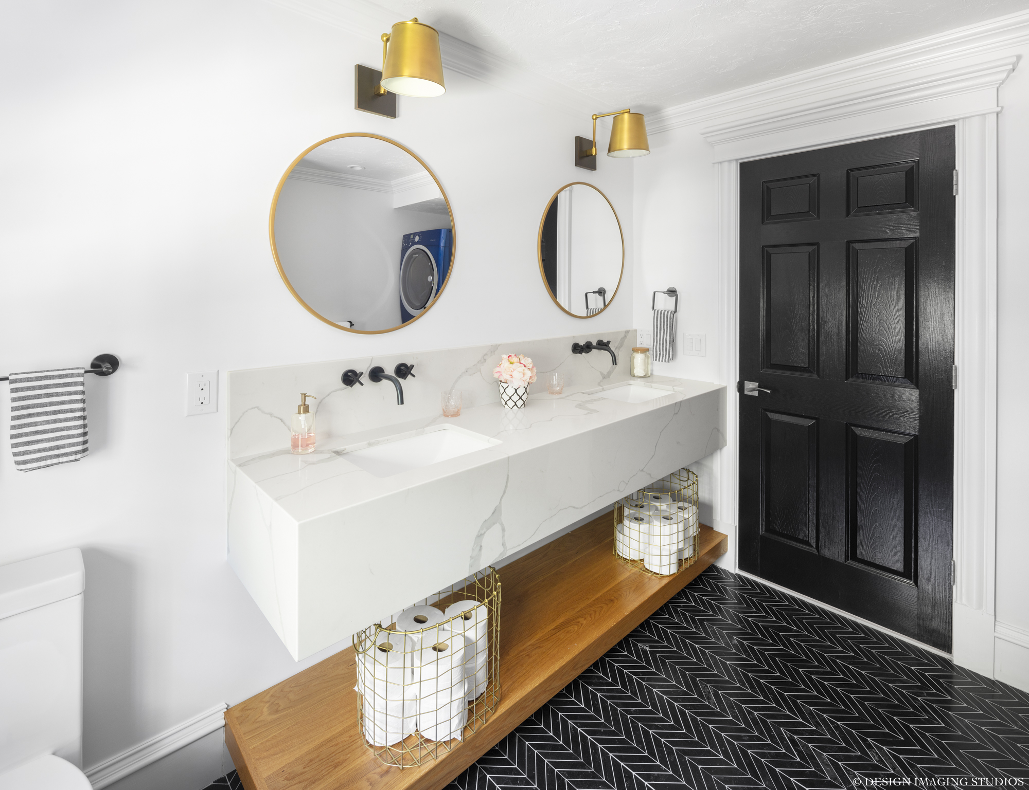 Luxury bathroom renovation completed by Masters Touch Design Build
