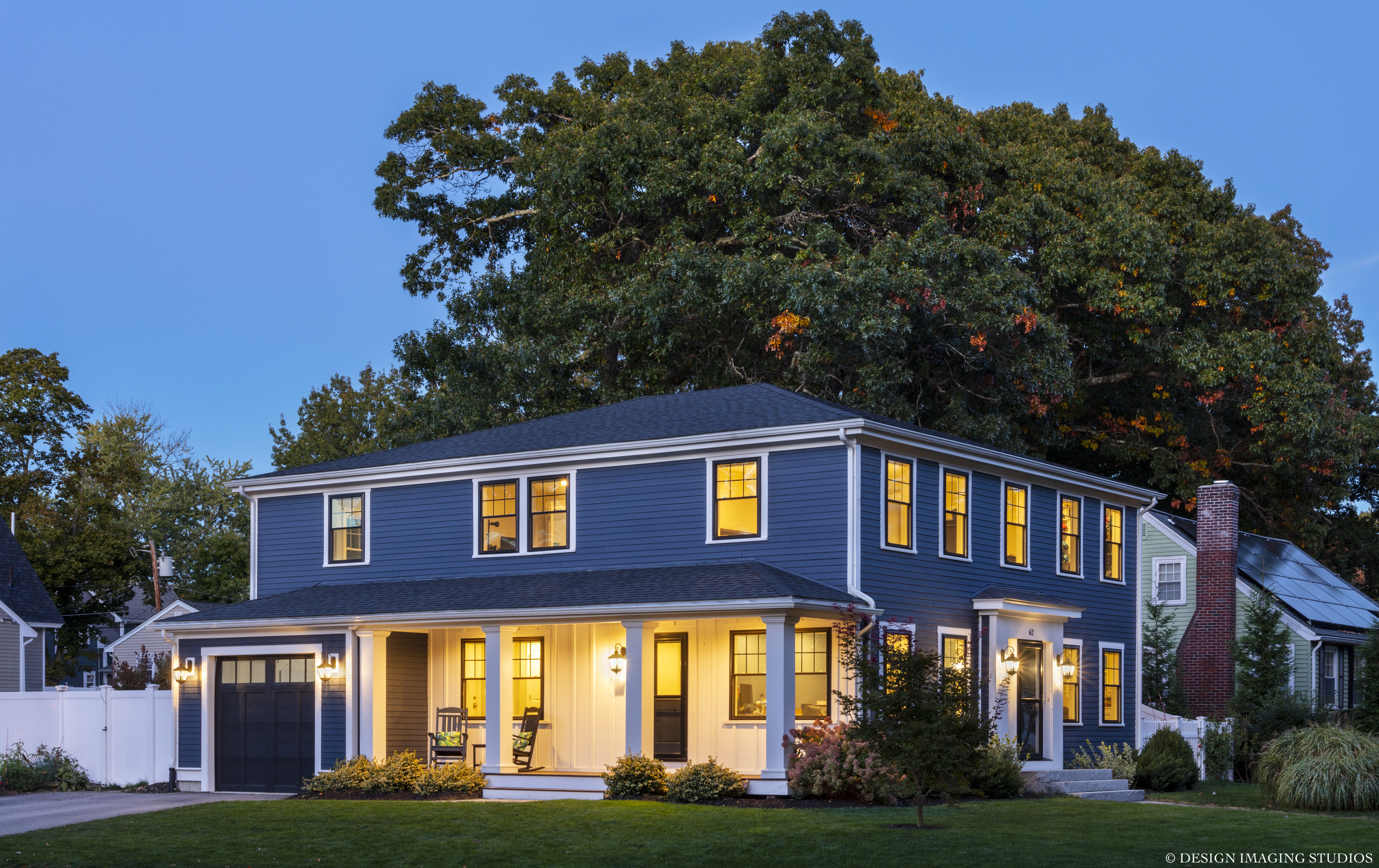 Whole home remodel near Needham, MA — renovated open living space